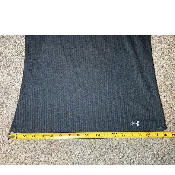 Under Armour - Fitted HeatGear Ribbed Tank Top - Grey/Black - Picture 5 of 9